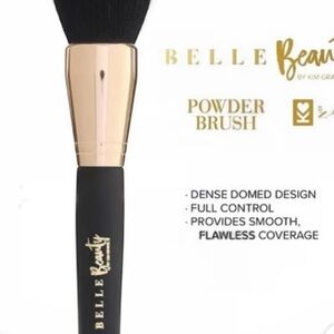 Powder Brush - Black and Gold